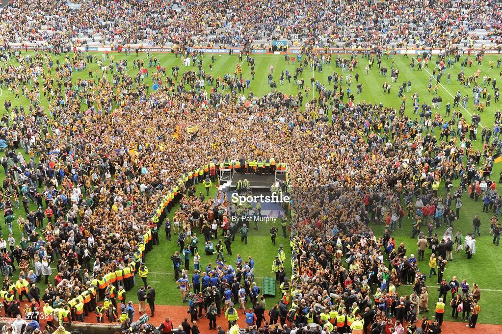 6 September 2009; Supporters invade the pitch after the game. GAA Hurling All-Ireland Senior Championship Final, Kilkenny v Tipperary, Croke Park, Dublin. Picture credit: Pat Murphy / SPORTSFILE