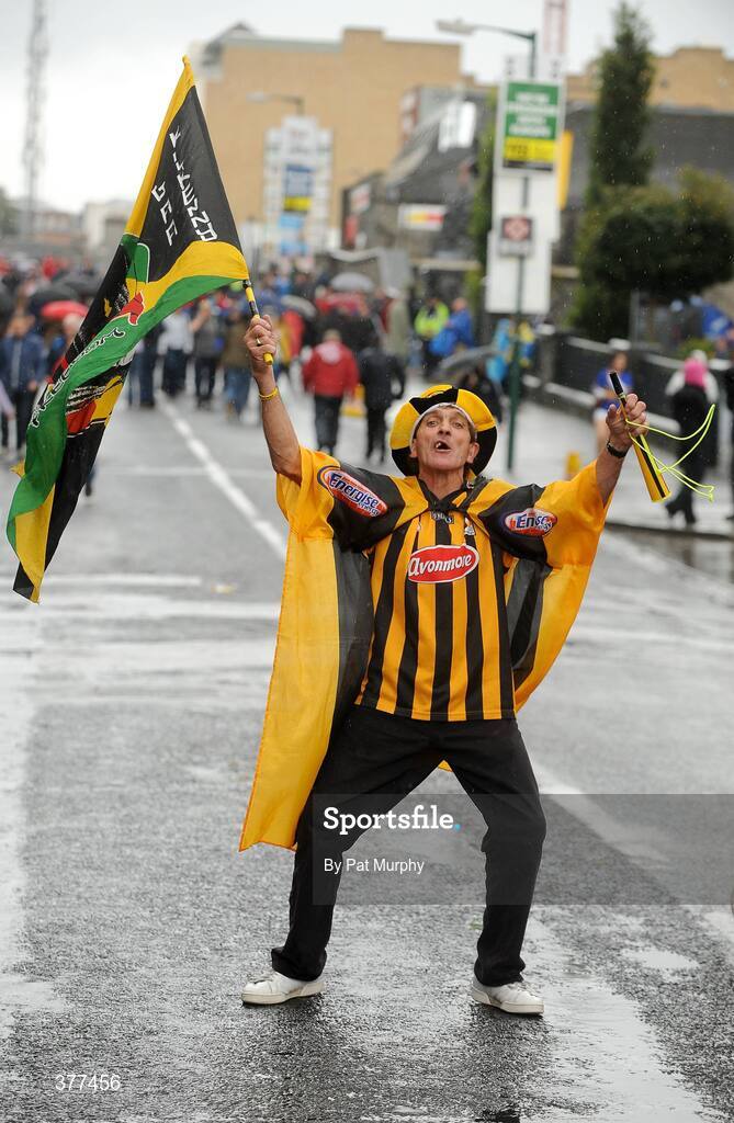 6 September 2009; Kilkenny supporter Dave Steph, from Piltown, Co. Kilkenny. GAA Hurling All-Ireland Senior Championship Final, Kilkenny v Tipperary, Croke Park, Dublin. Picture credit: Pat Murphy / SPORTSFILE