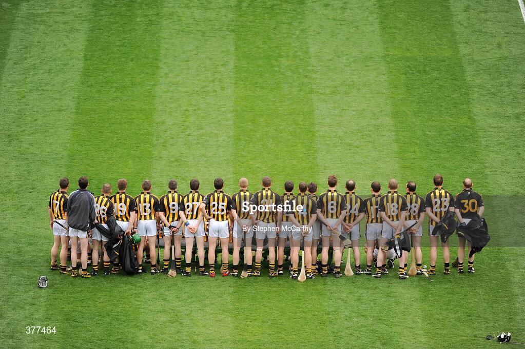 6 September 2009; The Kilkenny team stand for their team picture. GAA Hurling All-Ireland Senior Championship Final, Kilkenny v Tipperary, Croke Park, Dublin. Picture credit: Stephen McCarthy / SPORTSFILE