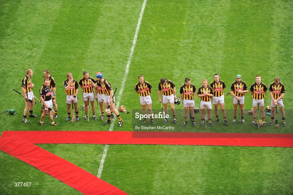 6 September 2009; The Kilkenny team ahead of the game. GAA Hurling All-Ireland Senior Championship Final, Kilkenny v Tipperary, Croke Park, Dublin. Picture credit: Stephen McCarthy / SPORTSFILE