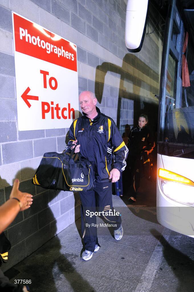 6 September 2009; Kilkenny manager Brian Cody enters the dressing room after arriving at Croke Park. GAA Hurling All-Ireland Senior Championship Final, Kilkenny v Tipperary, Croke Park, Dublin. Picture credit: Ray McManus / SPORTSFILE