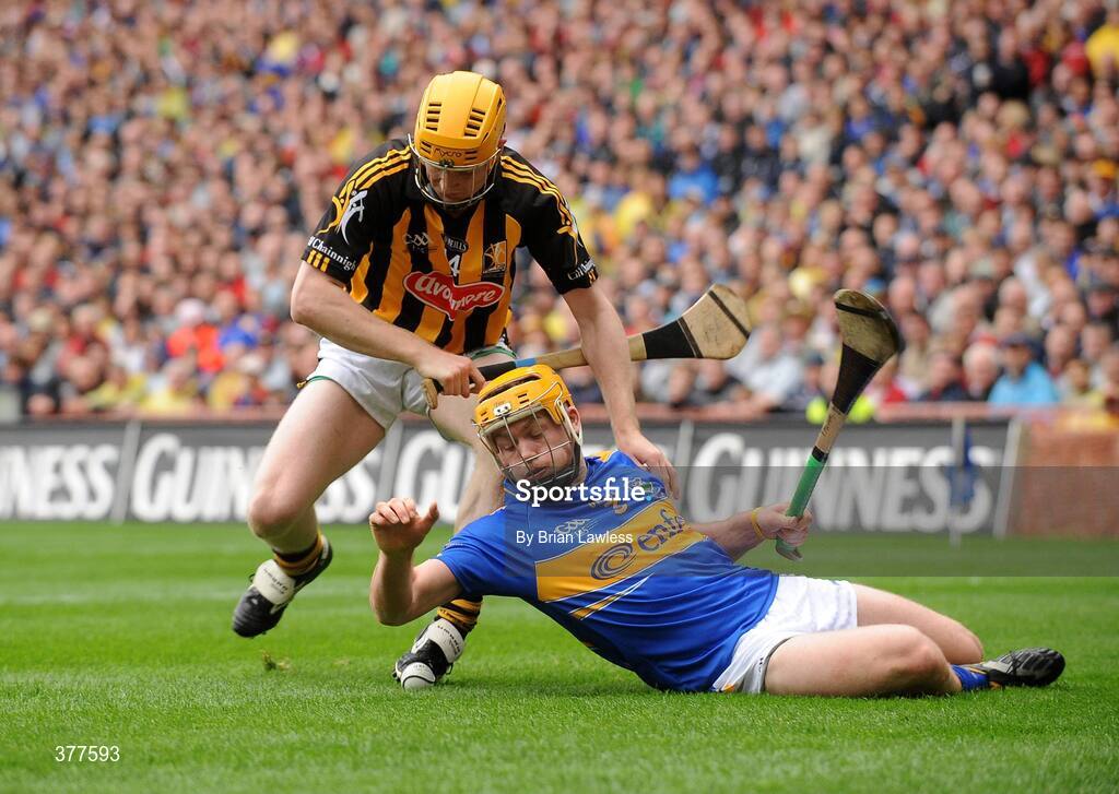 6 September 2009; Padraic Maher, Tipperary, in action against Richie Power, Kilkenny. GAA Hurling All-Ireland Senior Championship Final, Kilkenny v Tipperary, Croke Park, Dublin. Picture credit: Brian Lawless / SPORTSFILE