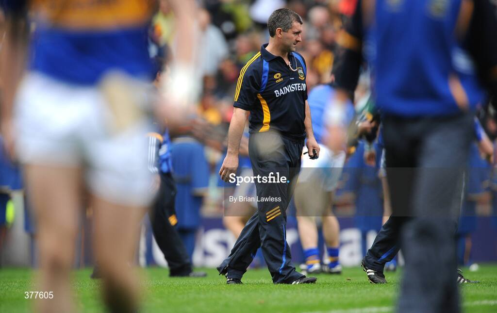 6 September 2009; Tipperary manager Liam Sheedy before the start of the match. GAA Hurling All-Ireland Senior Championship Final, Kilkenny v Tipperary, Croke Park, Dublin. Picture credit: Brian Lawless / SPORTSFILE