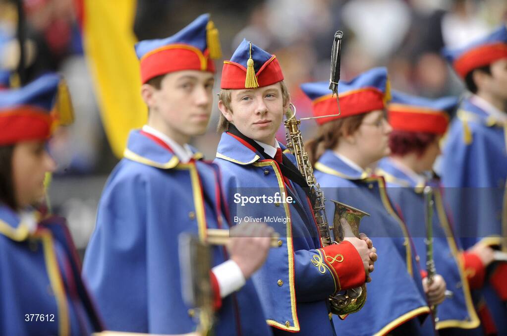 6 September 2009; The Artane Boys Band during an interlude. GAA Hurling All-Ireland Senior Championship Final, Kilkenny v Tipperary, Croke Park, Dublin. Picture credit: Oliver McVeigh / SPORTSFILE