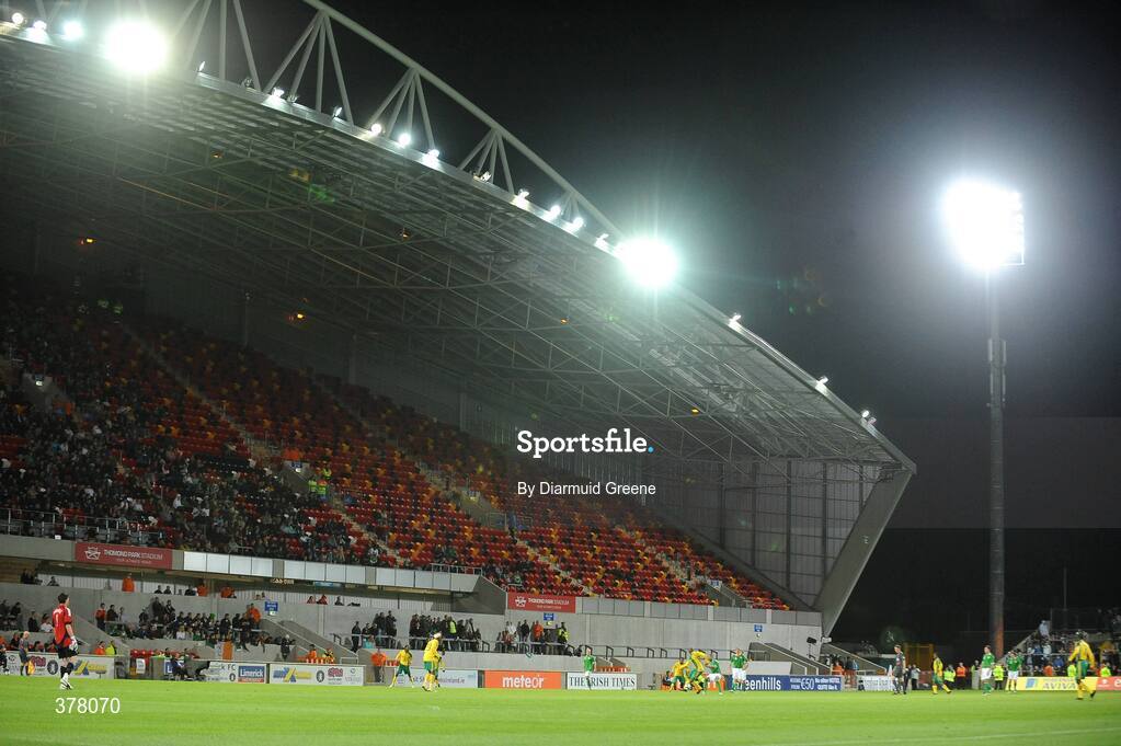8 September 2009; A general view of Thomond Park during the game. International Friendly, Republic of Ireland v South Africa, Thomond Park, Limerick. Picture Credit: Diarmuid Greene / SPORTSFILE