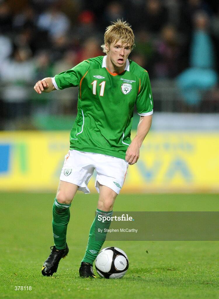 8 September 2009; Andy Keogh, Republic of Ireland. International Friendly, Republic of Ireland v South Africa, Thomond Park, Limerick. Picture credit: Stephen McCarthy / SPORTSFILE
