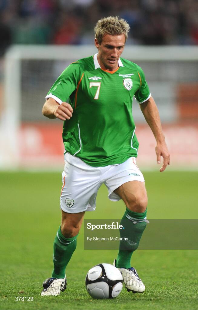 8 September 2009; Liam Lawerence, Republic of Ireland. International Friendly, Republic of Ireland v South Africa, Thomond Park, Limerick. Picture credit: Stephen McCarthy / SPORTSFILE