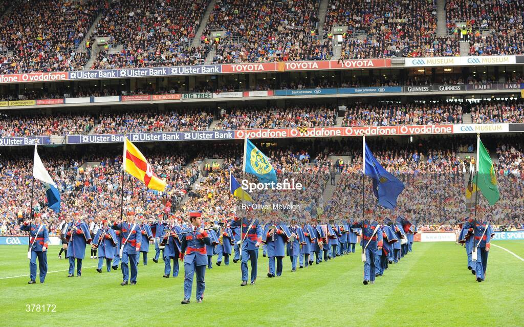 6 September 2009; The Artane Boys Band during the parade. GAA Hurling All-Ireland Senior Championship Final, Kilkenny v Tipperary, Croke Park, Dublin. Picture credit: Oliver McVeigh / SPORTSFILE