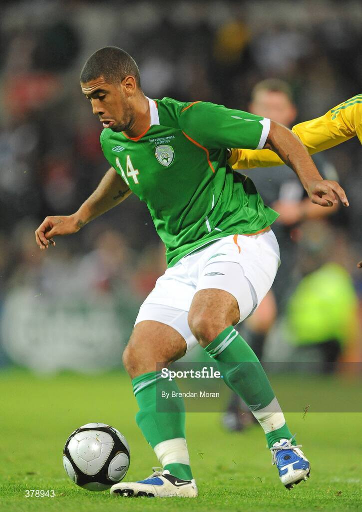 8 September 2009; Leon Best, Republic of Ireland. International Friendly, Republic of Ireland v South Africa, Thomond Park, Limerick. Picture Credit: Brendan Moran / SPORTSFILE