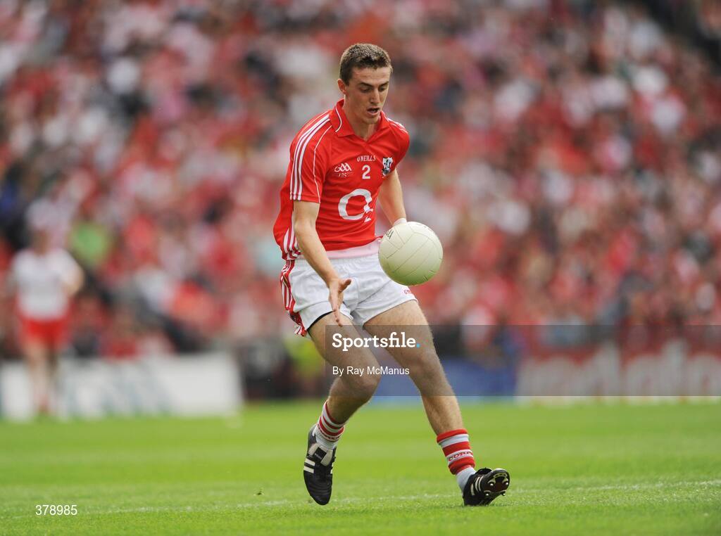 23 August 2009; Ray Carey, Cork. GAA Football All-Ireland Senior Championship Semi-Final, Tyrone v Cork, Croke Park, Dublin. Picture credit: Ray McManus / SPORTSFILE