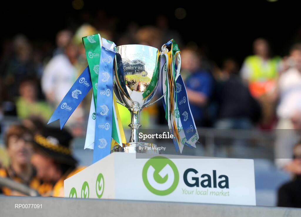 13 September 2009; The Junior camogie New Ireland trophy at the Gala All-Ireland Camogie Championship Finals. Croke Park, Dublin. Picture credit: Pat Murphy / SPORTSFILE