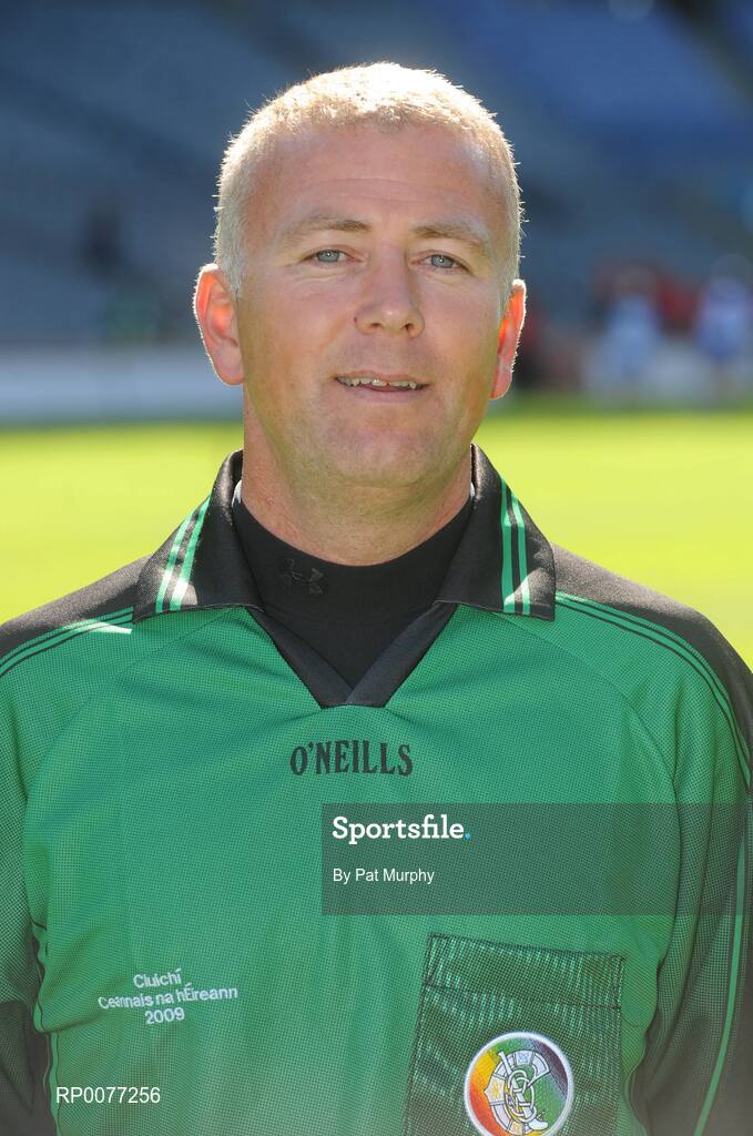 13 September 2009; Alan Largue, linesman, at the Gala All-Ireland Junior Camogie Championship Final. Offaly v Waterford. Croke Park, Dublin. Picture credit: Pat Murphy / SPORTSFILE