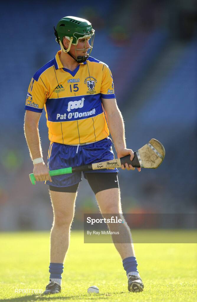 13 September 2009; Colin Ryan, Clare, prepares to take a free against Kilkenny. Bord Gais Energy GAA All-Ireland U21 Hurling Championship Final, Clare v Kilkenny, Croke Park, Dublin. Picture credit: Ray McManus / SPORTSFILE