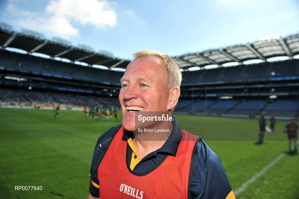 13 September 2009; Offaly manager Joachim Kelly after the match. Gala All-Ireland Junior Camogie Championship Final, Offaly v Waterford, Croke Park, Dublin. Picture credit: Brian Lawless / SPORTSFILE