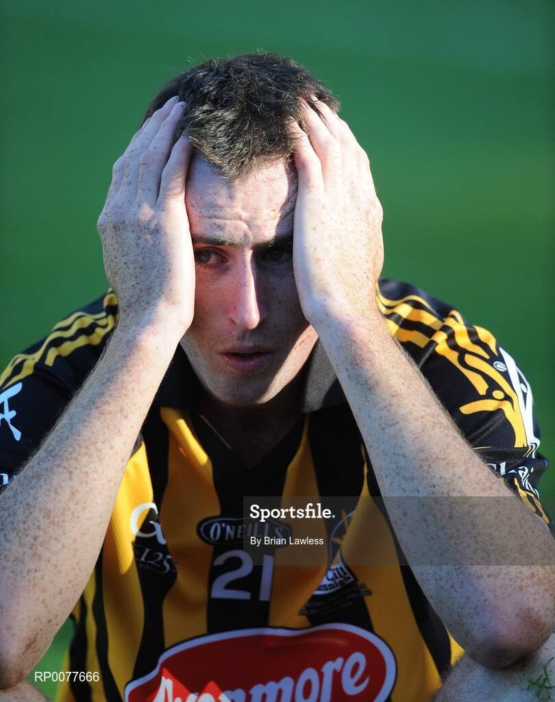 13 September 2009; A dejected Nicky Cleere, Kilkenny, after the match. Bord Gais Energy GAA All-Ireland U21 Hurling Championship Final, Clare v Kilkenny, Croke Park, Dublin. Picture credit: Brian Lawless / SPORTSFILE