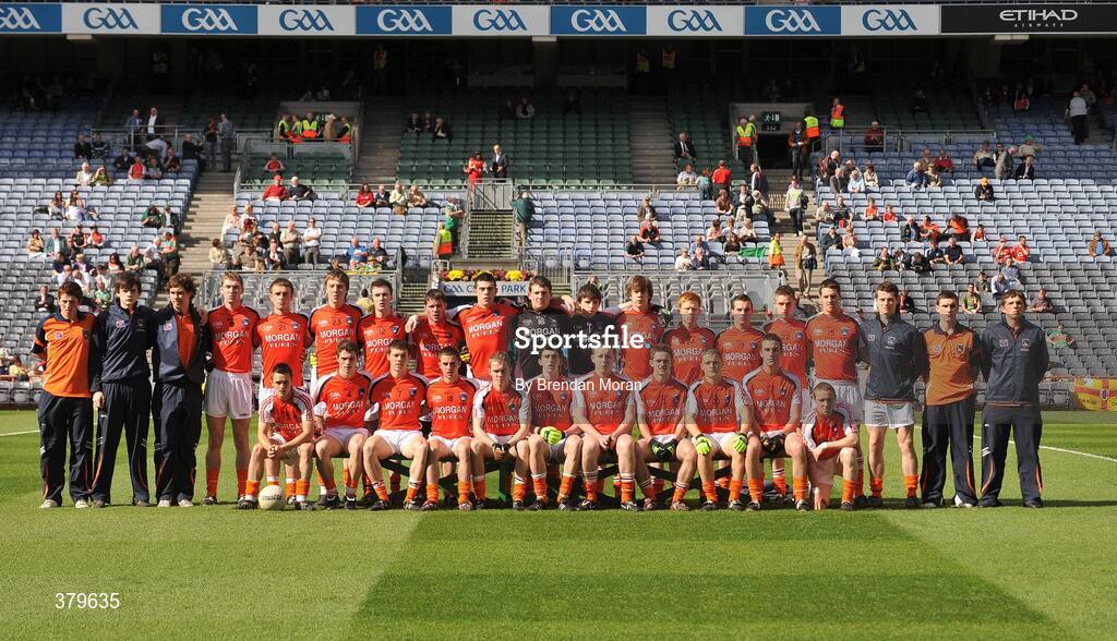 20 September 2009; The Armagh squad. ESB GAA Football All-Ireland Minor Championship Final, Armagh v Mayo, Croke Park, Dublin. Picture credit: Brendan Moran / SPORTSFILE
