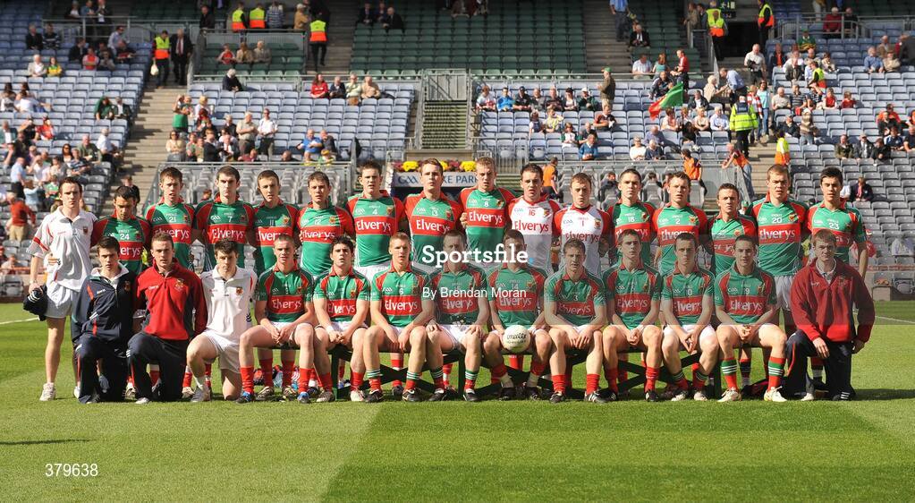 20 September 2009; The Mayo squad. ESB GAA Football All-Ireland Minor Championship Final, Armagh v Mayo, Croke Park, Dublin. Picture credit: Brendan Moran / SPORTSFILE