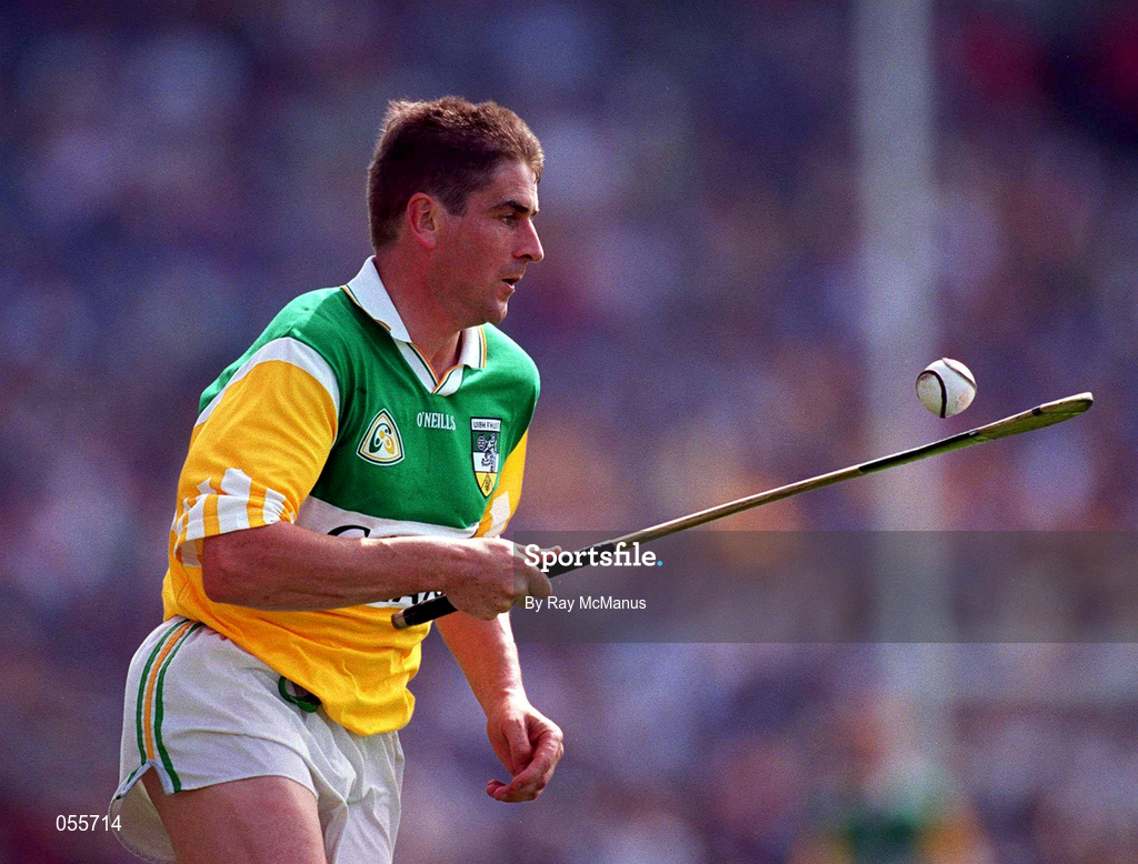 18 June 2000; Michael Duignan of Offaly during the Guinness Leinster Senior Hurling Championship Semi-Final match between Offaly and Wexford at Croke Park in Dublin. Photo by Ray McManus/Sportsfile