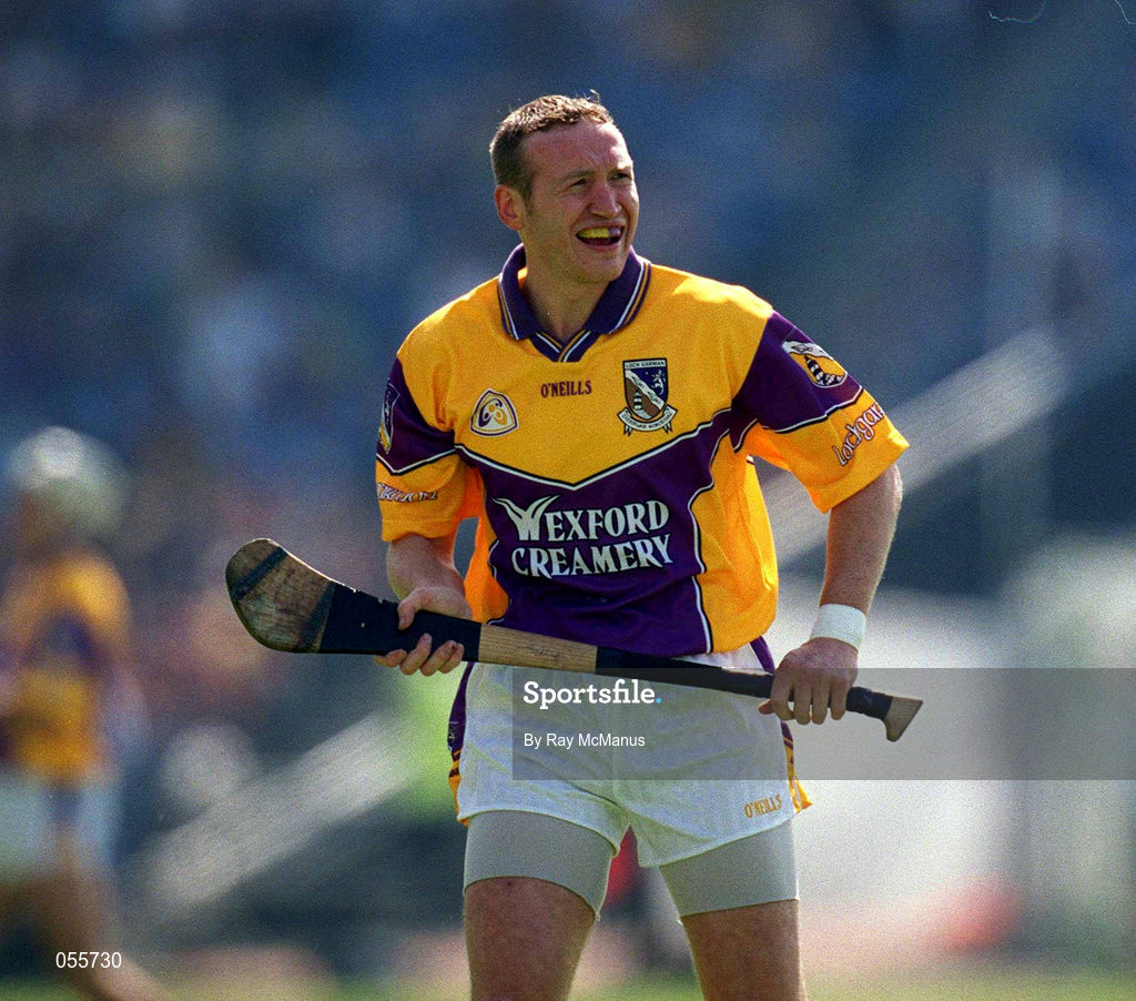 18 June 2000; Larry Murphy of Wexford during the Guinness Leinster Senior Hurling Championship Semi-Final match between Offaly and Wexford at Croke Park in Dublin. Photo by Ray McManus/Sportsfile