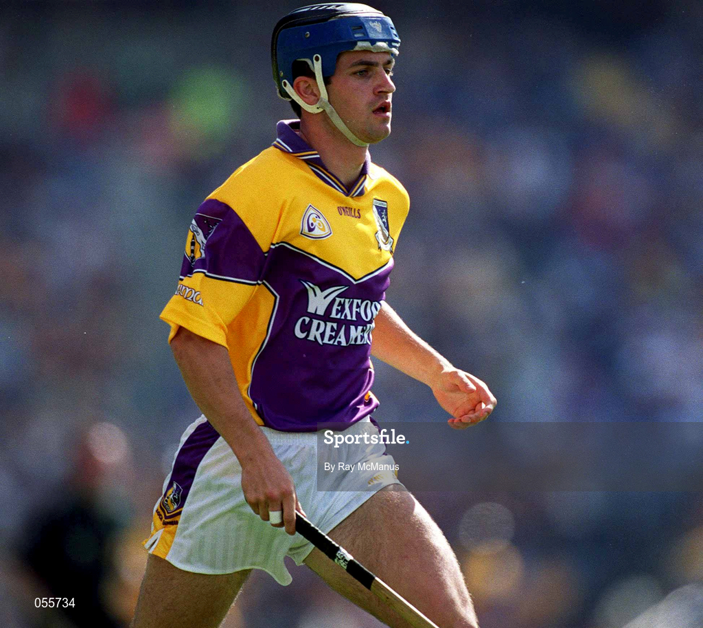 18 June 2000; Ryan Quigley of Wexford during the Guinness Leinster Senior Hurling Championship Semi-Final match between Offaly and Wexford at Croke Park in Dublin. Photo by Ray McManus/Sportsfile