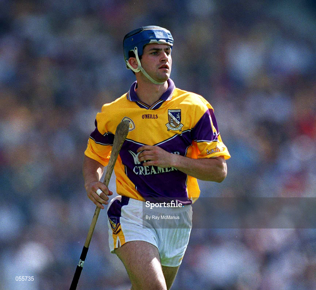 18 June 2000; Ryan Quigley of Wexford during the Guinness Leinster Senior Hurling Championship Semi-Final match between Offaly and Wexford at Croke Park in Dublin. Photo by Ray McManus/Sportsfile