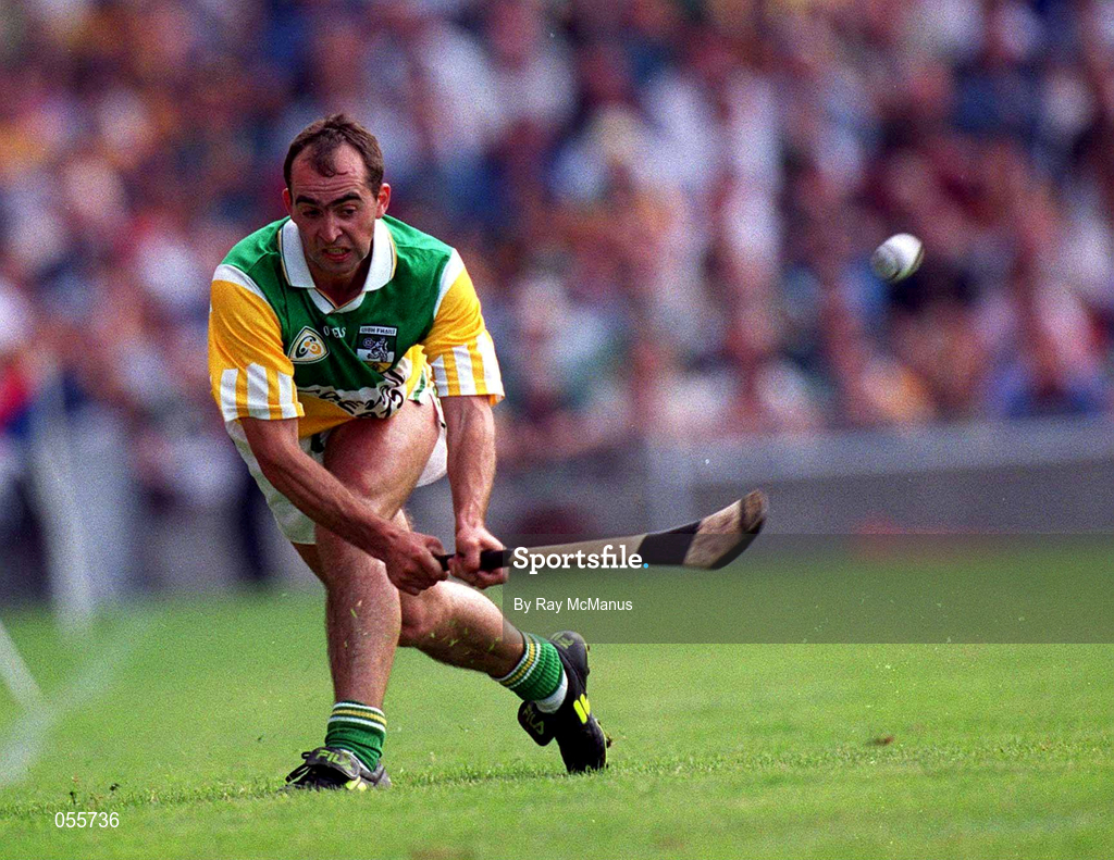 18 June 2000; Johnny Dooley of Offaly during the Guinness Leinster Senior Hurling Championship Semi-Final match between Offaly and Wexford at Croke Park in Dublin. Photo by Ray McManus/Sportsfile