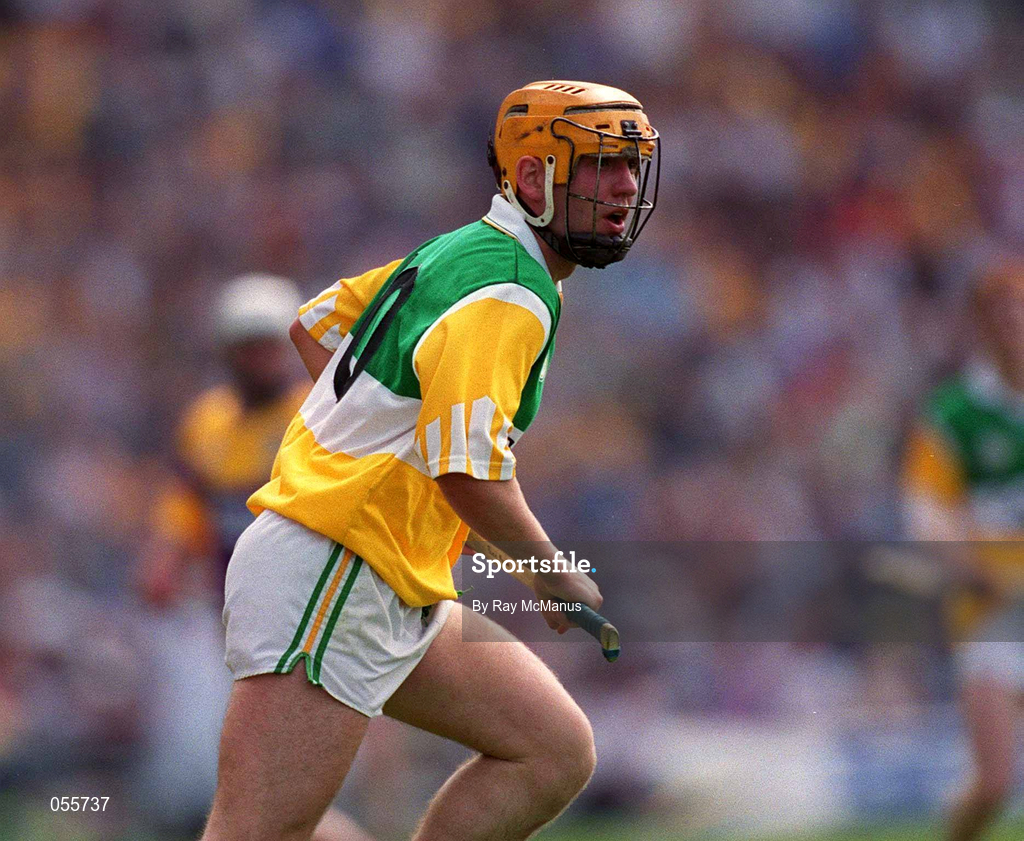 18 June 2000; Paudie Mulhare of Offaly during the Guinness Leinster Senior Hurling Championship Semi-Final match between Offaly and Wexford at Croke Park in Dublin. Photo by Ray McManus/Sportsfile