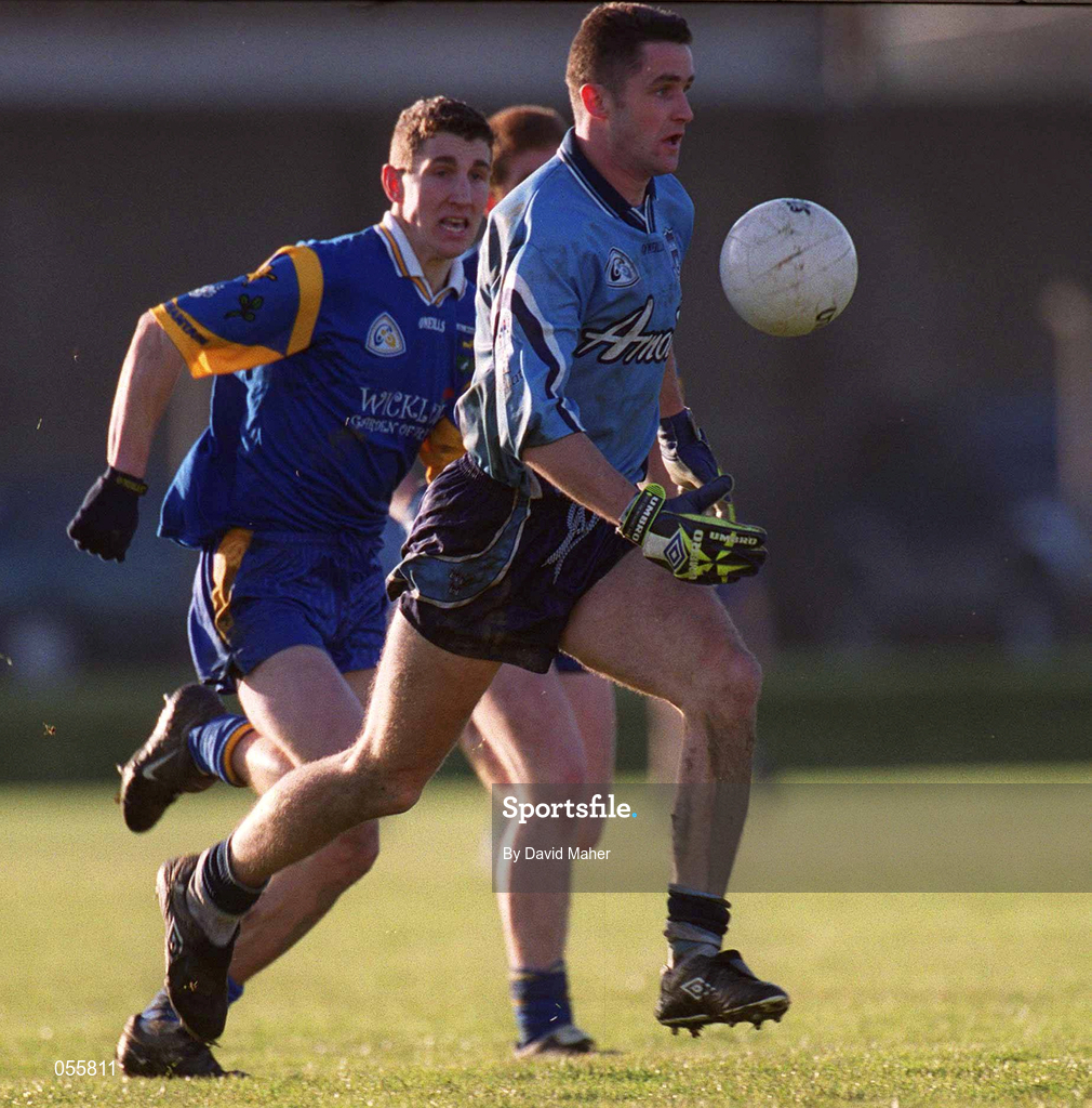 21 January 2001; Enda Sheehy of Dublin during the O'Byrne Cup Quarter-Final match between Wicklow and Dublin at the County Grounds in Aughrim, Wicklow. Photo by David Maher/Sportsfile