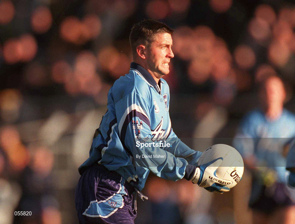 21 January 2001; Senan Connell of Dublin during the O'Byrne Cup Quarter-Final match between Wicklow and Dublin at the County Grounds in Aughrim, Wicklow. Photo by David Maher/Sportsfile