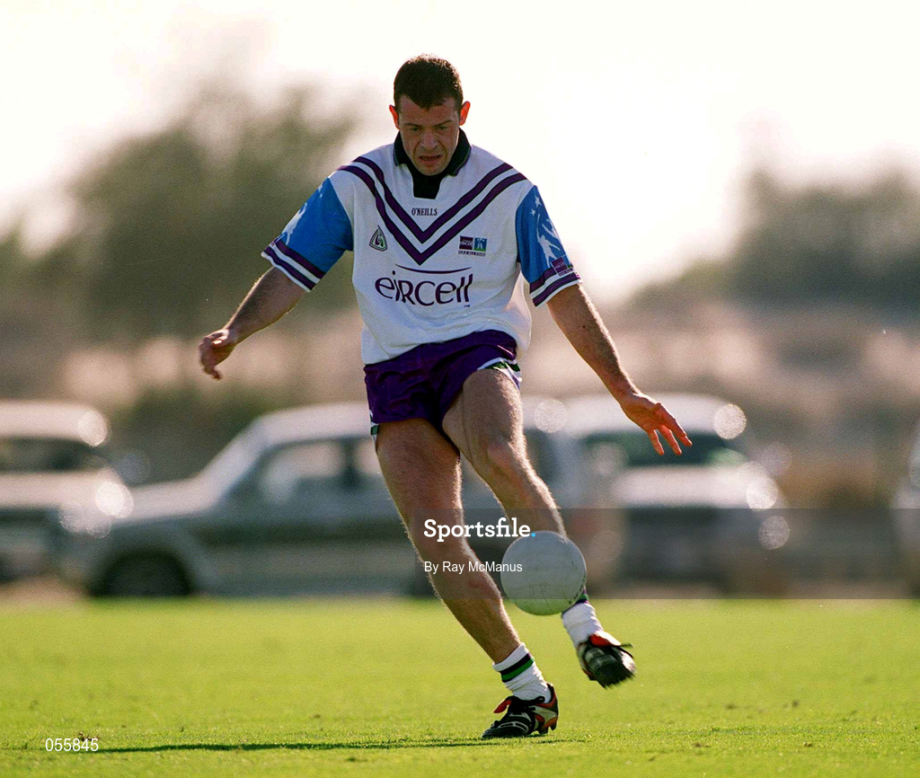 26 January 2001; Anthony Tohill of the 2000 Eircell All Stars during the Eircell GAA All Stars Exibition game at Dubai Rugby Ground in Dubai, United Arab Emirates. Photo by Ray McManus/Sportsfile