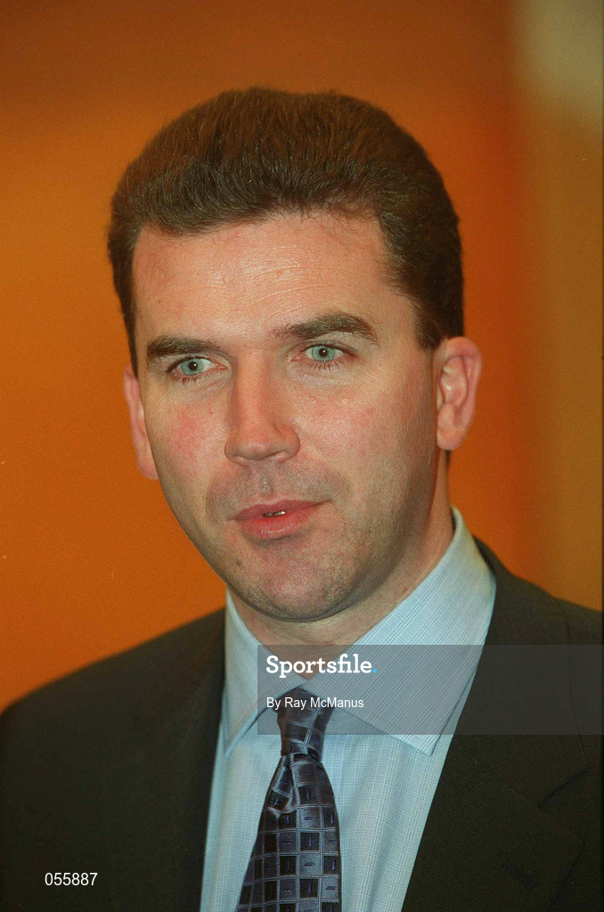 30 January 2001; Journalist Liam Hayes in attendance at the Association of Sports Journalists in Ireland AGM at the Montrose Hotel in Dublin. Photo by Ray McManus/Sportsfile