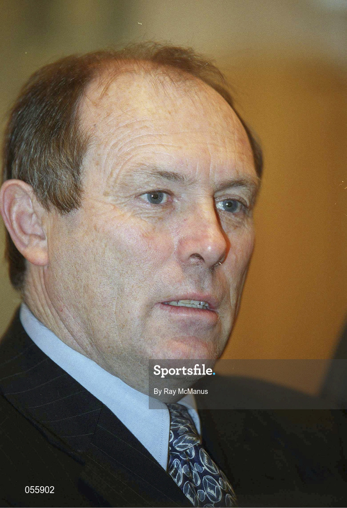 30 January 2001; Donal Bollard, former Dublin player and customer relations manager of Allianz, sponsors of the National Football and Hurling Leagues, in attendance at the Association of Sports Journalists in Ireland AGM at the Montrose Hotel in Dublin. Photo by Ray McManus/Sportsfile