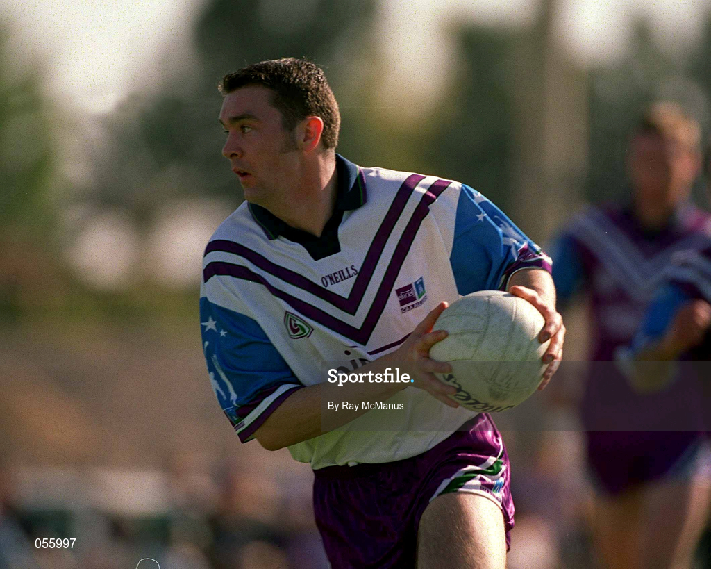 26 January 2001; Oisin McConville of the 2000 Eircell All Stars during the Eircell GAA All Stars Exibition game at Dubai Rugby Ground in Dubai, United Arab Emirates. Photo by Ray McManus/Sportsfile