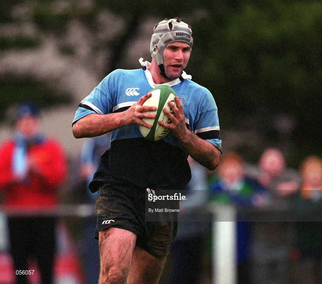 27 January 2001; Tim Allnutt of Galwegians during the AIB All-Ireland League Division 1 match between Galwegians RFC and Belfast Harlequins RFC at Crowley Park in Galway. Photo by Matt Browne/Sportsfile