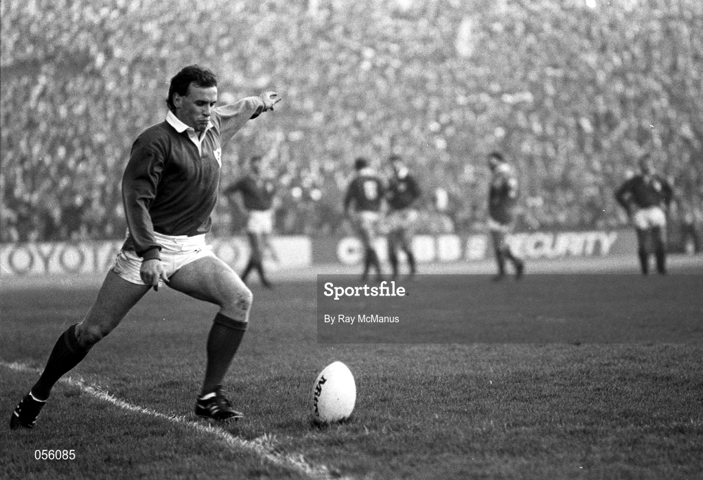16 January 1988; Michael Kieran of Ireland during the Five Nations Championship match between Ireland and Scotland at Lansdowne Road in Dublin. Picture credit: Ray McManus / SPORTSFILE