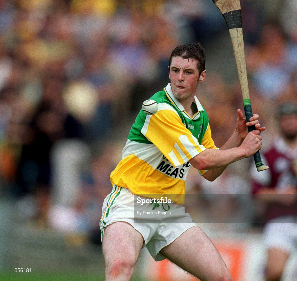 13 August 2000; Daniel Minnock of Offaly during the All-Ireland Minor Hurling Championship Semi-Final match between Galway and Offaly at Croke Park in Dublin. Photo by Damien Eagers/Sportsfile