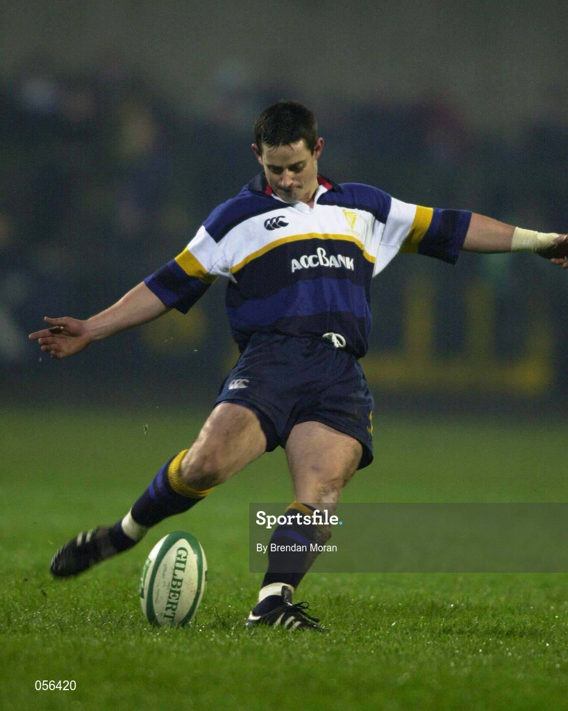 5 January 2001; Brian O'Meara of Leinster during the Interprovincial friendly match between Munster and Leinster at Musgrave Park in Cork. Photo by Brendan Moran/Sportsfile