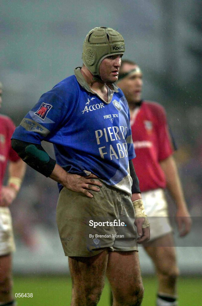 20 January 2001; Jeremy Davidson of Castres during the Heineken Cup Pool 4 Round 6 match between Munster and Castres at Musgrave Park in Cork Photo by Brendan Moran/Sportsfile