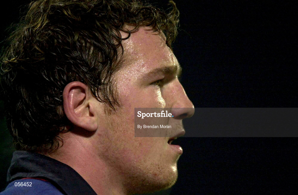 5 January 2001; Bob Casey of Leinster during the Interprovincial friendly match between Munster and Leinster at Musgrave Park in Cork. Photo by Brendan Moran/Sportsfile