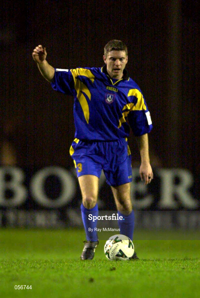 21 December 2000; Robbie Coyle of Longford Town during the Eircom League Premier Division match between Bohemians and Longford Town at Dalymount Park in Dublin. Photo by Ray McManus/Sportsfile