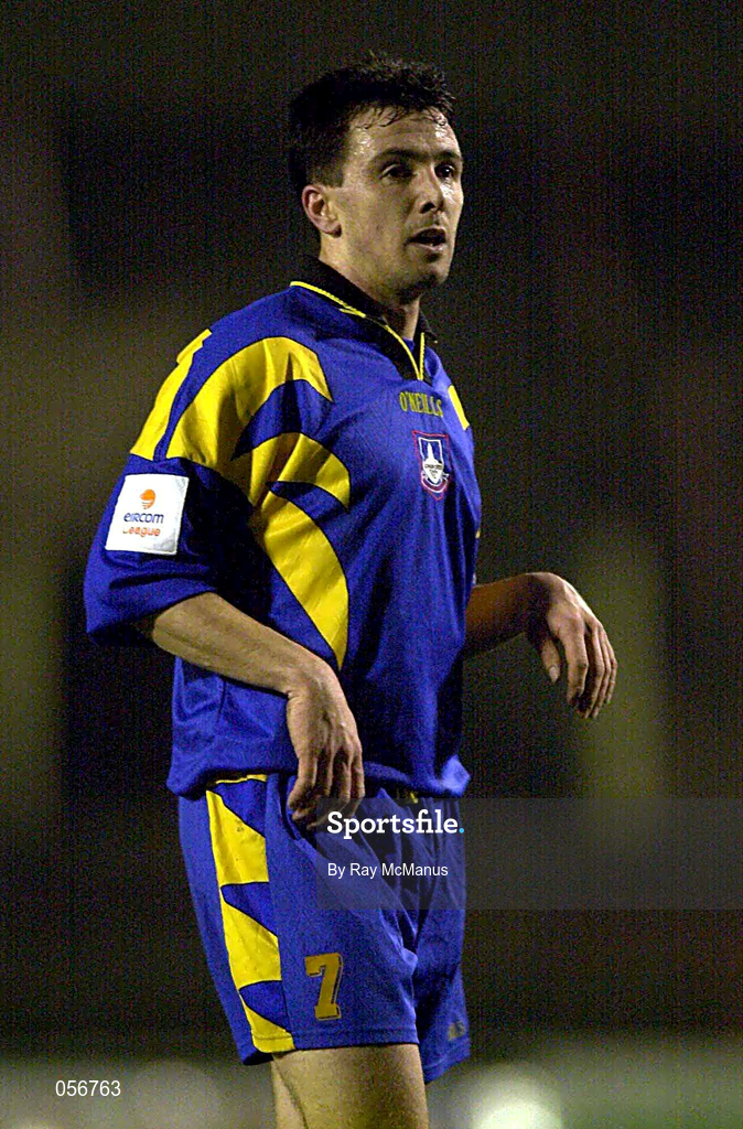 21 December 2000; Stephen Kelly of Longford Town during the Eircom League Premier Division match between Bohemians and Longford Town at Dalymount Park in Dublin. Photo by Ray McManus/Sportsfile