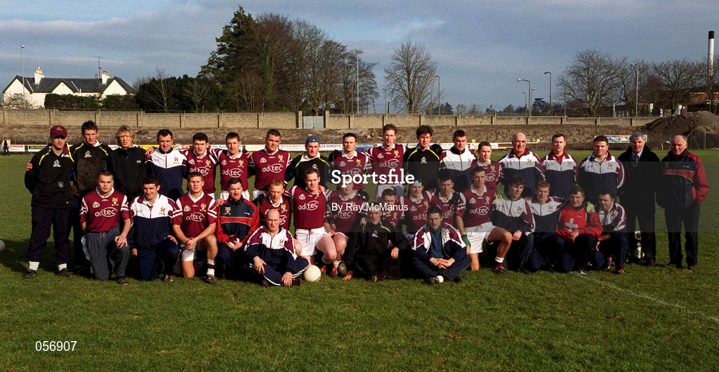 18 February 2001; The Crossmolina Deel Rovers squad prior to the AIB All-Ireland Senior Club Football Championship Semi-Final match between Crossmolina Deel Rovers v Bellaghy Wolfe Tones at Brewster Park in Enniskillen, Fermanagh. Photo by Ray McManus/Sportsfile