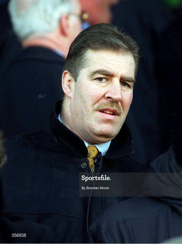 17 February 2001; British and Irish Lions team manager Donal Lenihan during the Lloyds TSB Six Nations Rugby Championship match between Ireland and France at Lansdowne Road in Dublin. Photo by Brendan Moran/Sportsfile