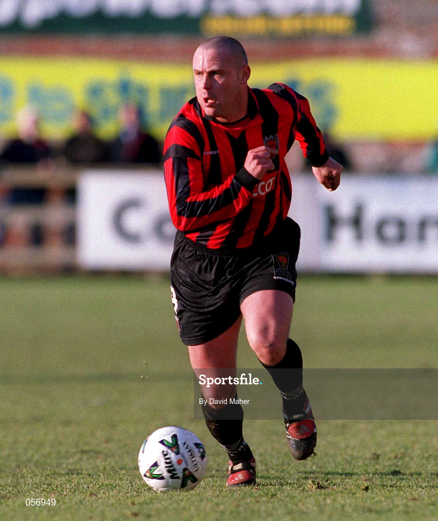 18 February 2001; Paul Byrne of Bohemians during the Eircom League Premier Division match between UCD and Bohemians at Belfield Park in Dublin. Photo by David Maher/Sportsfile