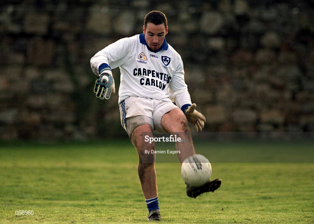 18 February 2001; John Brennan of O'Hanrahan's during the AIB All-Ireland Senior Club Football Championship Semi-Final match between Nemo Rangers and O'Hanrahan's at Clonmel Sportsfield in Clonmel, Tipperary. Photo by Damien Eagers/Sportsfile