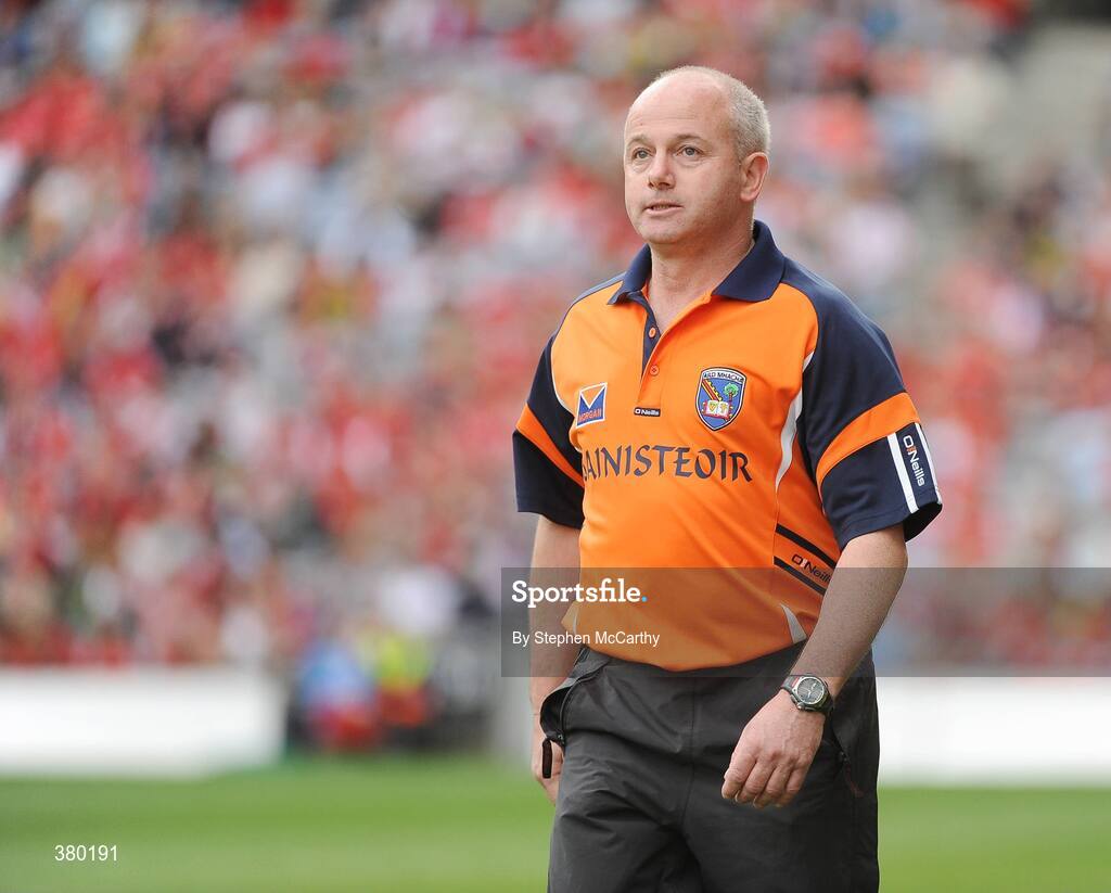 20 September 2009; Armagh manager Paul McShane. ESB GAA Football All-Ireland Minor Championship Final, Armagh v Mayo, Croke Park, Dublin. Picture credit: Stephen McCarthy / SPORTSFILE