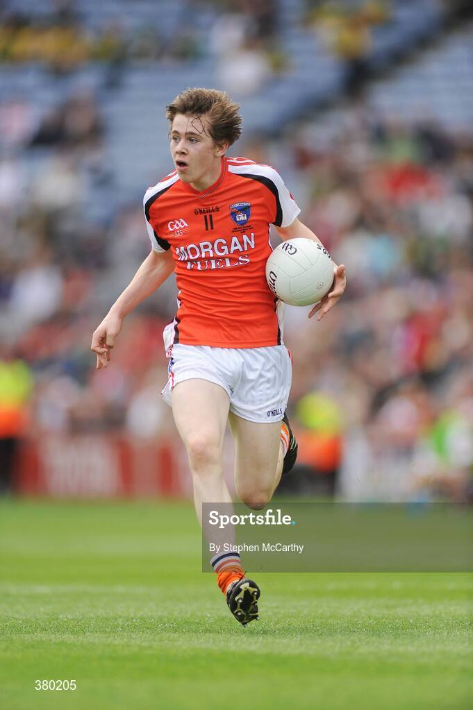 20 September 2009; Andrew Murnin, Armagh. ESB GAA Football All-Ireland Minor Championship Final, Armagh v Mayo, Croke Park, Dublin. Picture credit: Stephen McCarthy / SPORTSFILE