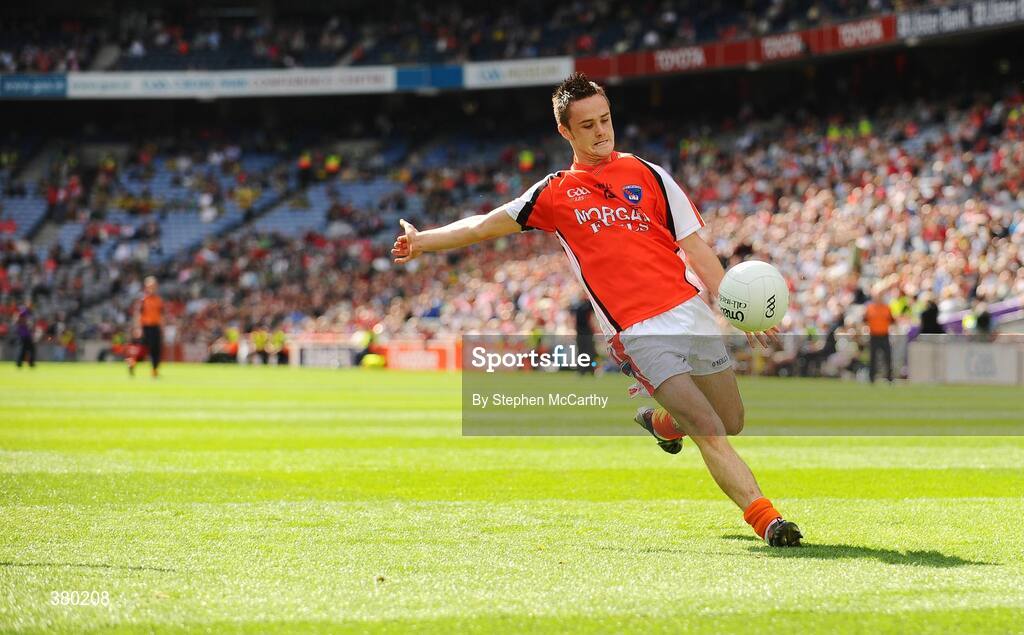 20 September 2009; Eugene McVerry, Armagh. ESB GAA Football All-Ireland Minor Championship Final, Armagh v Mayo, Croke Park, Dublin. Picture credit: Stephen McCarthy / SPORTSFILE