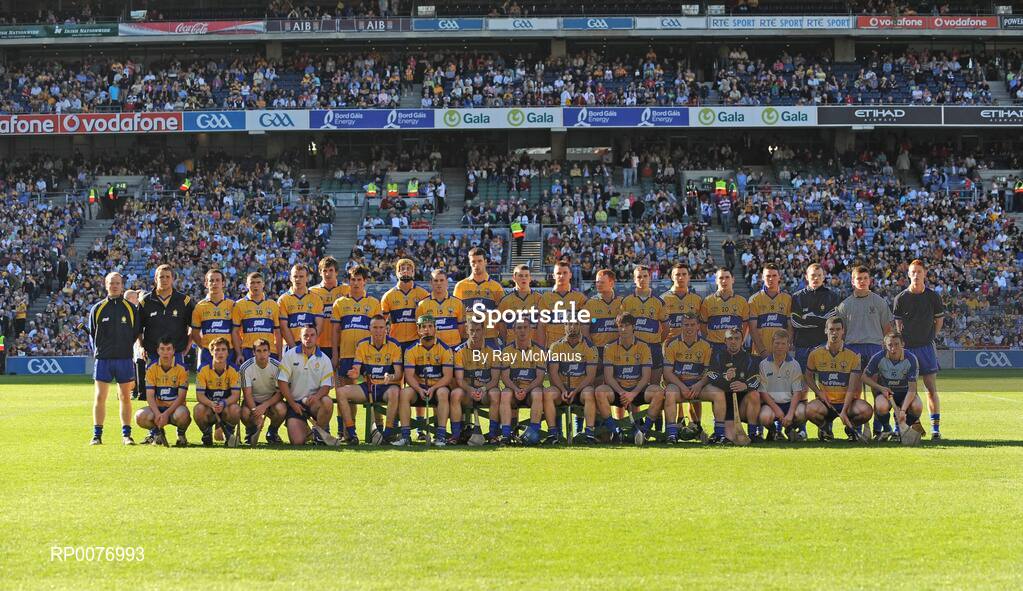 13 September 2009; The Clare squad. Bord Gais Energy GAA All-Ireland U21 Hurling Championship Final, Clare v Kilkenny, Croke Park, Dublin. Picture credit: Ray McManus  / SPORTSFILE