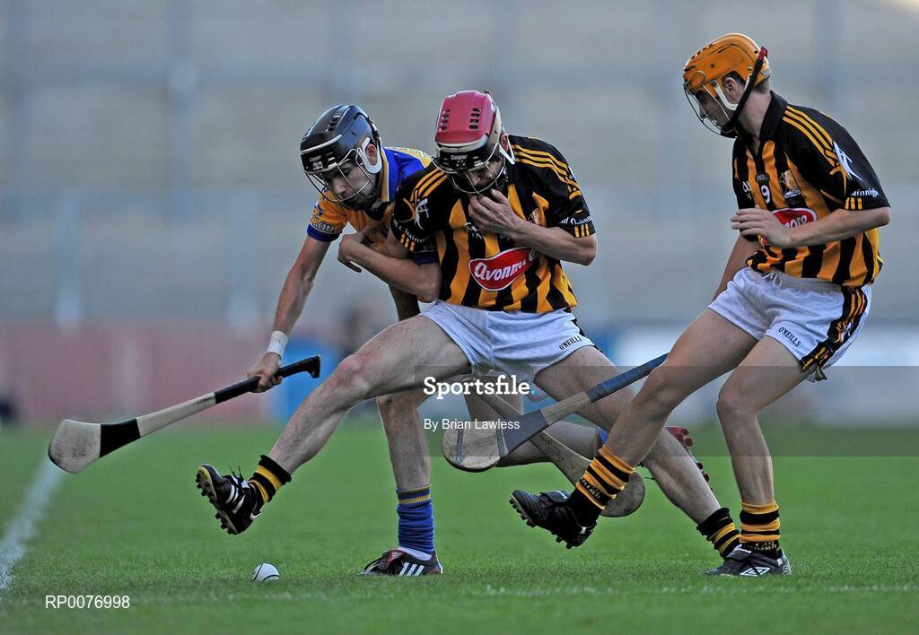 13 September 2009; Conor Tierney, Clare, in action against Liam Ryan, Kilkenny. Bord Gais Energy GAA All-Ireland U21 Hurling Championship Final, Clare v Kilkenny, Croke Park, Dublin. Picture credit: Brian Lawless / SPORTSFILE